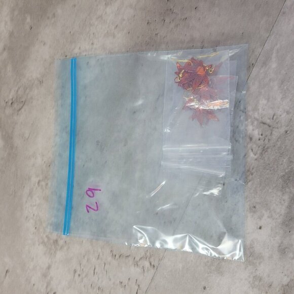 Bronze Tone Leaf Earrings Natures Jewelry Japanese Maple Dangle Fish Hook Unique - Picture 8 of 8